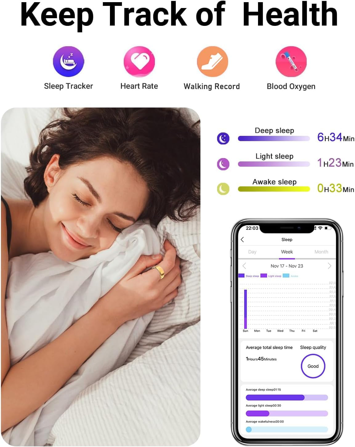 2025 Upgrade Smart Ring Health Tracker for Men Women - IP68 Waterproof Fitness Ring with Sleep Tracker/Heart Rate/Blood Oxygen/Steps/Distance/Calories,Air Shutter,Charging Case up to 7-Day, Silver #10